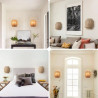 Rattan Wall Lamp Ancient Asia Hotel Living Room Internal Bedroom…