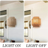 Rattan Wall Lamp Ancient Asia Hotel Living Room Internal Bedroom…
