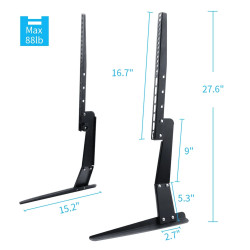 UNHO Soporte de Mesa Universal para TV de Pantalla Plana