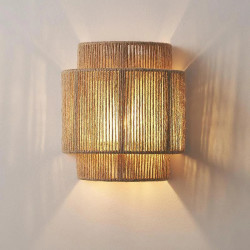 Lampe murale japonaise moderne pour salon chambre à coucher lampe de…