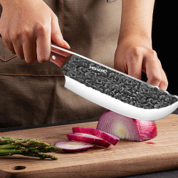 Coltello da macellaio 7 pollici forgiato in acciaio al carbonio in…