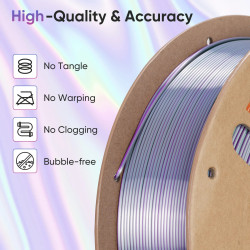 Filament ERYONE Soie PLA Quadruple Couleur 1.75MM avec Service…