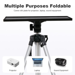 Supporto multifunzione per proiettore e laptop regolabile in altezza