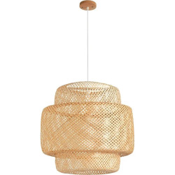 Lampada a sospensione in bambù naturale
