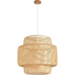 Lampadario in Materiale Naturale di Bambù Lampada a Sospensione in…