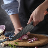 Set de 6 Cuchillos de Cocina Negros, Set de Cuchillos de Chef…