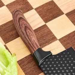 Set di 6 Coltelli da Cucina Neri, Set di Coltelli da Chef Affilati…