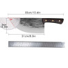 MDHAND Forged Hand-Crafted Butcher's Knife