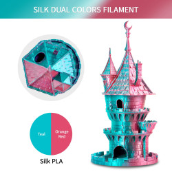 3D Printer Filament ERYONE Silk PLA Bicolour 1.75MM - Made in…