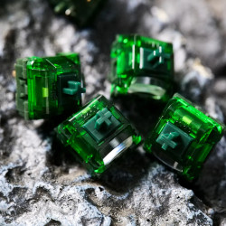 Akko MonsGeek Green Fog Switch, Interruptor de 5 Pinos, 45 Piezas