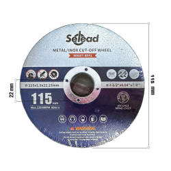 DE- Lager 25 Ultra-Dünne Schneidplatten mit 4,5 Zoll für…
