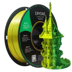 Filamento 3D ERYONE in PLA Seta Bicolore/Duo-colore, Diametro 1,75…