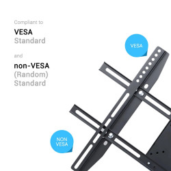 Adjustable Ceiling Mount TV Stand UNHO