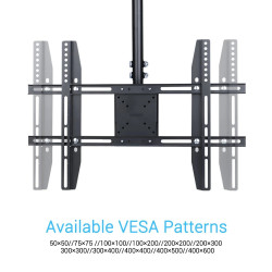 Adjustable Ceiling Mount TV Stand UNHO