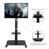 Floor Standing TV Cart with Wheels for TVs 32-70 Inches