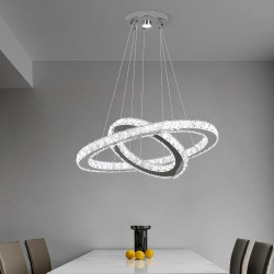 Lampada a Sospensione LED in Cristallo Stile Nordico 6000K per…
