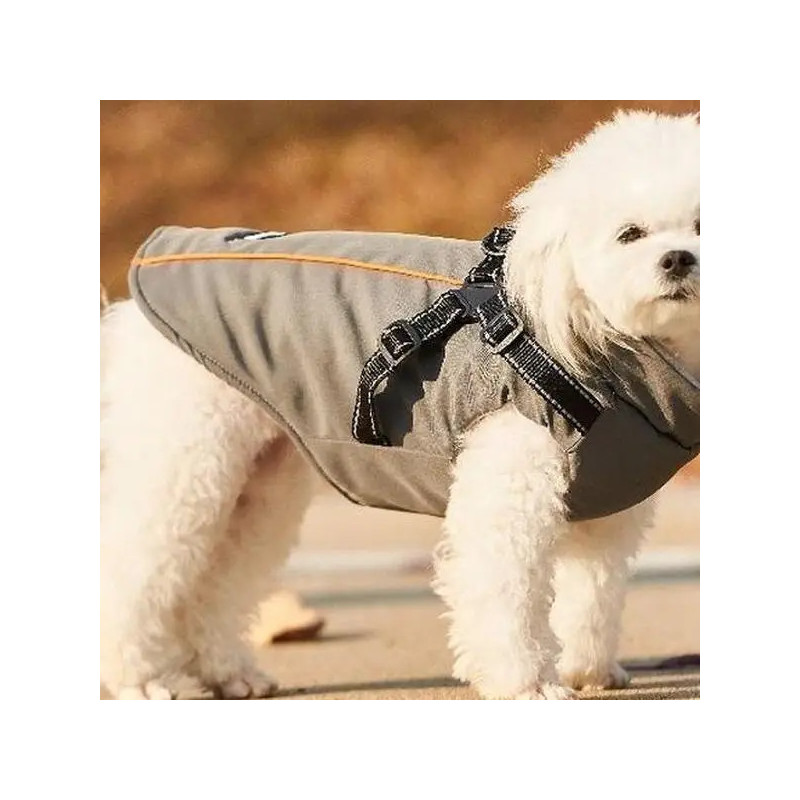 Cappotto per cani Yommy con fodera in pile caldo e imbracatura -…