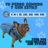 Cappotto per cani Yommy con fodera in pile caldo e imbracatura -…