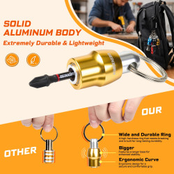 Geinxurn Quick-Release Chuck Key Set with 1/4 Inch Hex Adaptor and…