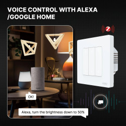Smart- dimensiones variabili Dimmer Schalter ZigBee MOES Stern Ring…