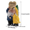 Garden Statue - Couple of Gnomes with Heart, Resin Figurine for…