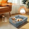 Nobleza Large Fluffy Pet Bed With Removable Cover