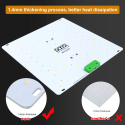 Lampada LED per Coltivazione LM301H EVO 85W a Spettro Completo