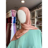Modest Ribbed Satin Hijab Dress