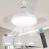 Ventilateur de plafond avec éclairage LED rétractable invisible…