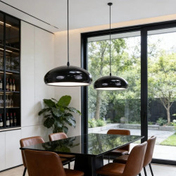 Modern Italian LED Suspension Light, Nordic Pendant Lamp in Iron…