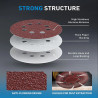 Magazzino DE: Set di 125 dischi abrasive da 5 pollici con velcro 8H…
