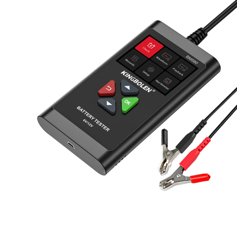 Kingbolen BM560 Car Battery Tester 6V 12V Battery Analyzer BM580…