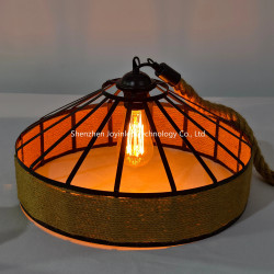 Industrial Hemp Cord E27 suspendu Lamp Nordic Retro Antique Loft…