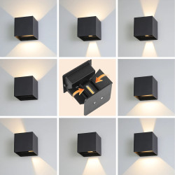 Lampada da Parete Impermeabile IP65 BDA-01 in Alluminio, Tipo Split…
