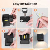 Lampada da Parete Impermeabile IP65 BDA-01 in Alluminio, Tipo Split…