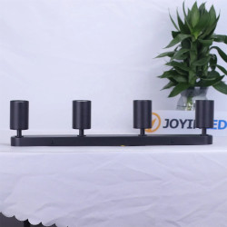 3 or 4 Light Rail Lights, Direct Ceiling Mount in Matte Black Metal…