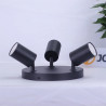 3 or 4 Light Rail Lights, Direct Ceiling Mount in Matte Black Metal…