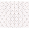 Carta da parati in vinile non tessuto geometrica moderna rosa oro...