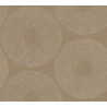 German Brown Vinyl Non-Woven Wallpaper with Modern Geometric...