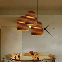 Nordic Vintage Waved Suspended Lamp Shade