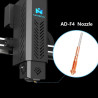 (Magazzino USA/UE) Ugello Integrato in Ottone Mingda AD-F4 0.4mm...