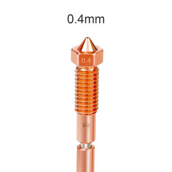(Magazzino USA/UE) Ugello Integrato in Ottone Mingda AD-F4 0.4mm...