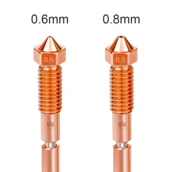 (Magazzino USA/UE) Ugello Integrato in Ottone Mingda AD-F4 0.4mm...