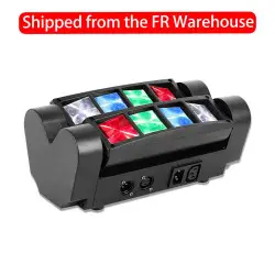 Nuevo Faro LED RGBW Mini Spider Moving Head con Control DMX512...