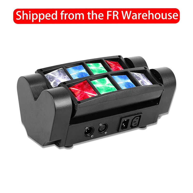 Nuovo Faro LED RGBW Mini Spider Moving Head con Controllo DMX512...