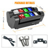Nuovo Faro LED RGBW Mini Spider Moving Head con Controllo DMX512...