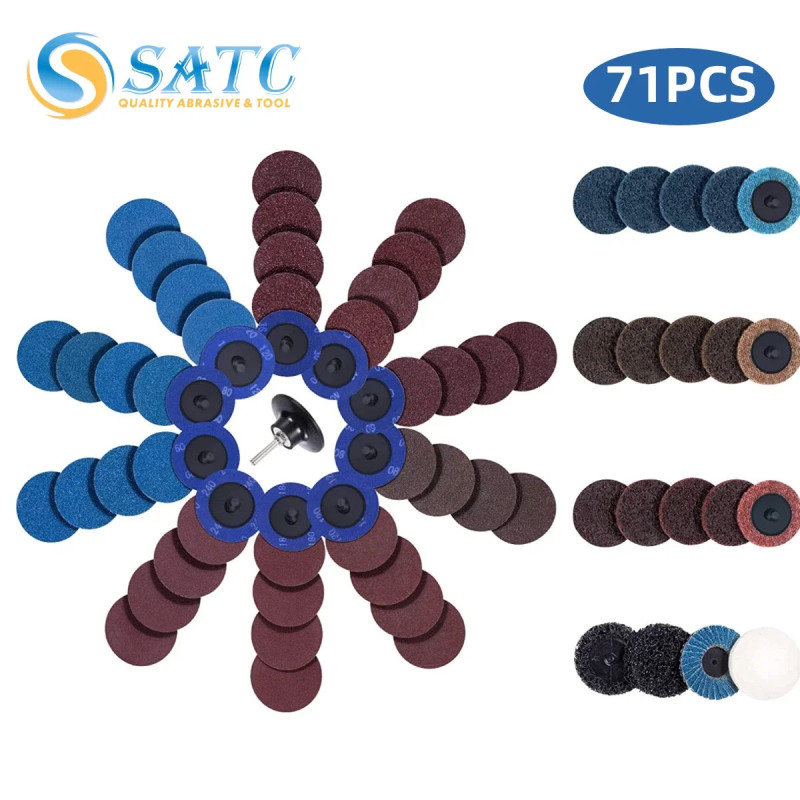 DE Warehouse 24H Free SHIP 71 pcs 2 '' Quick Change Abrasive...