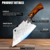 Fish scales knife, fish chef knife for cutting and cleaning fish...