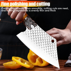 Fish scales knife, fish chef knife for cutting and cleaning fish...