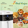Aigostar 7L Digital Smart Air Fryer Stainless Steel Touchscreen